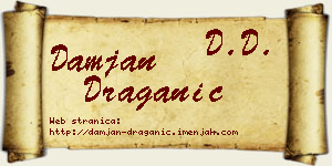 Damjan Draganić vizit kartica